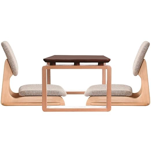 YQJJZX Sólido Estilo de Madera Mesa Japonesa Mesa de café y Juego ...