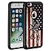iPhone 6 case,iPhone 6s case,Rossy Camo American Flag Design Shock-Absorption Hard PC and Soft Silicone Dual Layer Hybrid Armor Defender Protective Case Cover for Apple iPhone 6 / 6S 4.7 Inch
