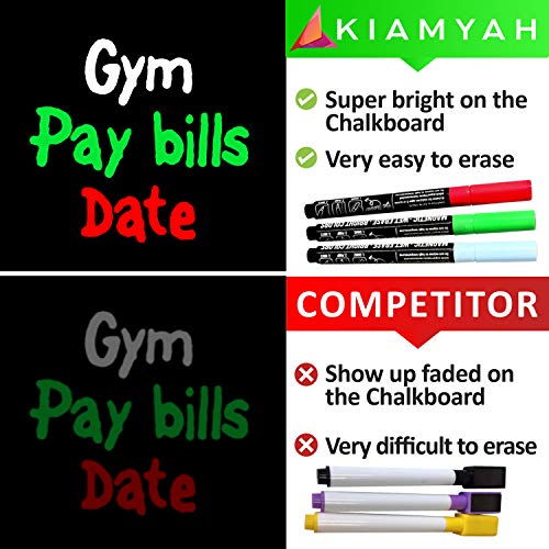 4 Magnetic+Chalkboard+Calendar+Refrigerator+Kiamyah