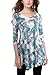 BAISHENGGT Women's Sleeveless Printed Flare Tunic Top X-Large Green Paisley