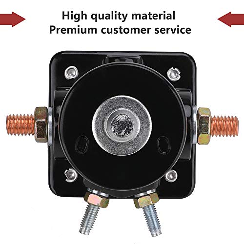 12V Starter Solenoid Relay SMR6003 for Johnson OMC Evinrude Outboard Motor Ford Kubota Kawasaki Perkins Inboard Power Tilt Replace# 383622 395419 582708 586180 47886 47886T 18-5808 4 Terminals