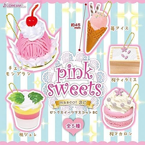 Amazon ピンクスイーツマスコットbc 全5種セット フルコンプ カプセル玩具 おもちゃ