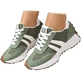 Women's Fashion Thick Sole Sneakers, Breathable Walking Shoes, Comfortable Support, Casual Textile Upper, Rubber Sole, All Seasons