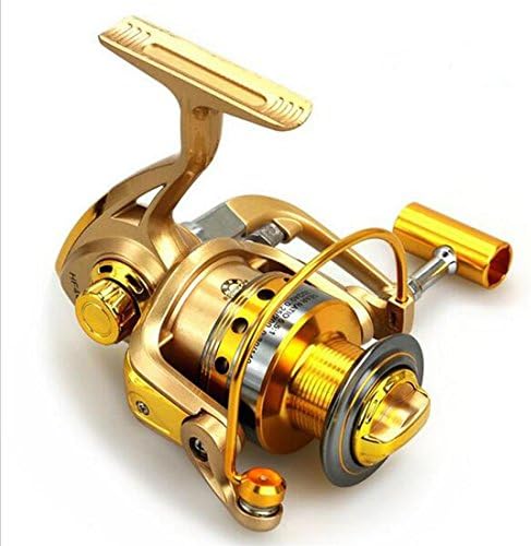 Febway spinning fishing reel Ryobi reel Golden Color 10BB lure tackle saltwater carp fishing feeder sea fishing (HF3000)
