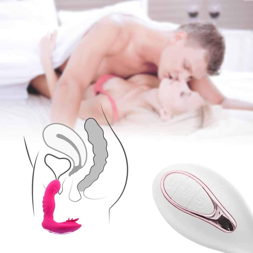 Silicone 12 Frequency Invisible Vibe Toy Waterproof USB Charging Penie for Women