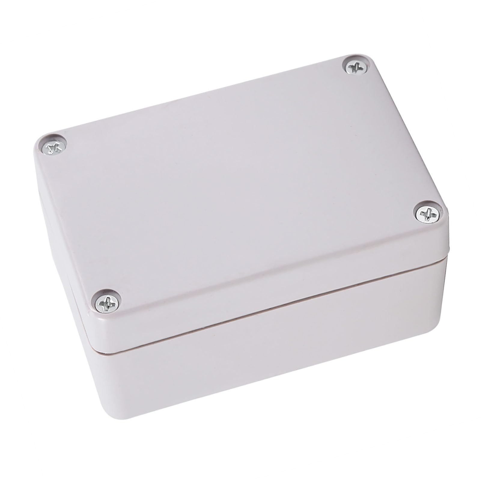 Junction Box, ABS Electrical Box Outdoor Cable Connector, Waterproof And Dustproof Sealed Box for Outdoor, White (100x68x50mm)