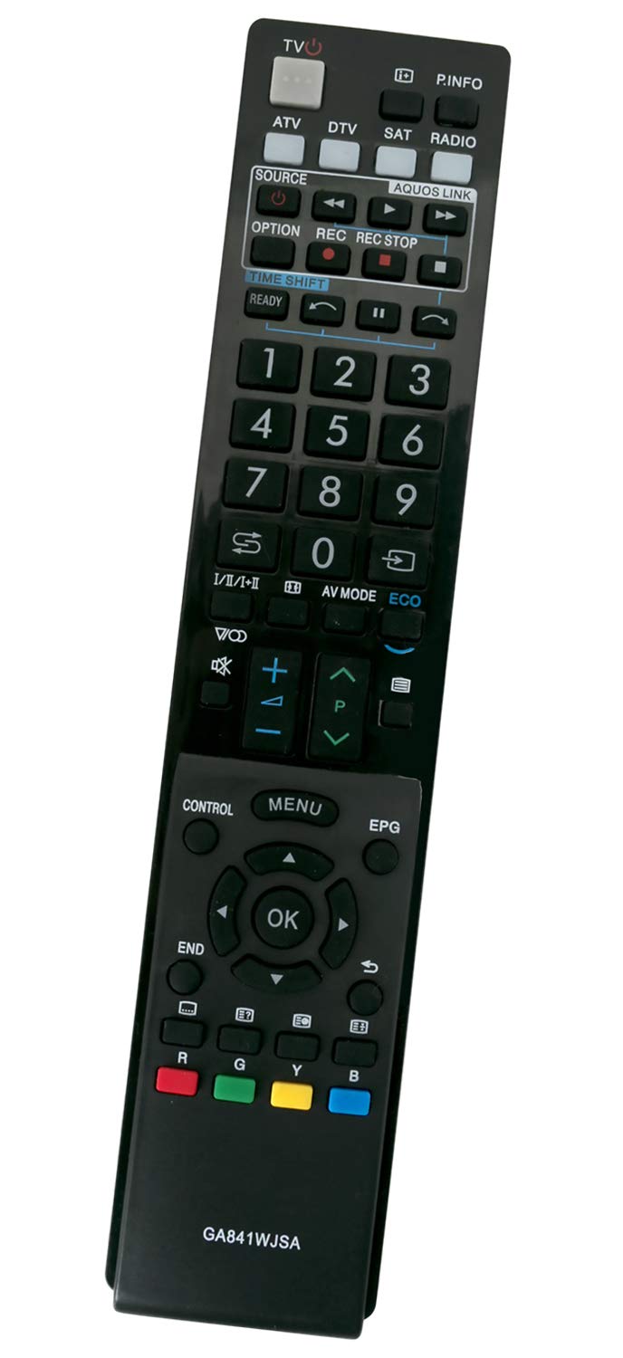 ALLIMITY GA841WJSA Remote Control Replace Fit for LCD TV LC-46LE705E LC-40LE820E LC-46LX700RU LC-46LU822E LC-46LU820E LC-40LX810E LC-40LE810E LC-46LU705S LC-32LE600E