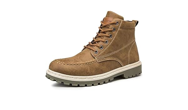 synthetic leather work boots