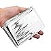 2 Pack Emergency Blanket/Space Blanket/Survival Blanket/Thermal Blanket/Sleeping Blanket/Silver Foil Blanket/Camping Mat/Emergency Shelter Outdor Gear,Silver Color,First Aid Kits Keep You Warmthumb 4