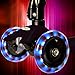 RIMABLE Foldable Maxi Kick Scooter with LED Light up Wheels (Black)