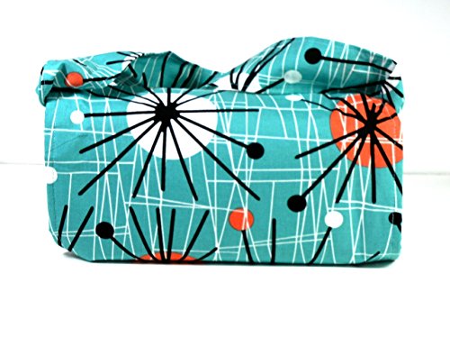 Coupon Organizer Holder Pocketbook Mega Large Fabric Atomic Swirls - Thumbnail 2