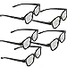 Optical Prime 3D (5 Pack) 3D Cinema Glasses For Passive TVs – Movie Theater Glasses - Circular Polarized.