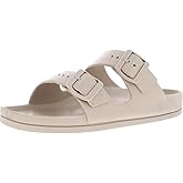 MIA Women's Jasmin Waterproof Slide Sandal (Sand, 8)