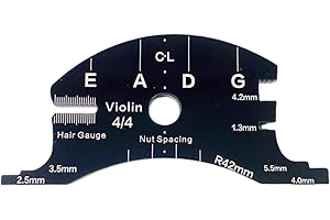 Bffcnl 4/4 Violin Bridge Repair Template Musical Accessory Precision Fingerboard