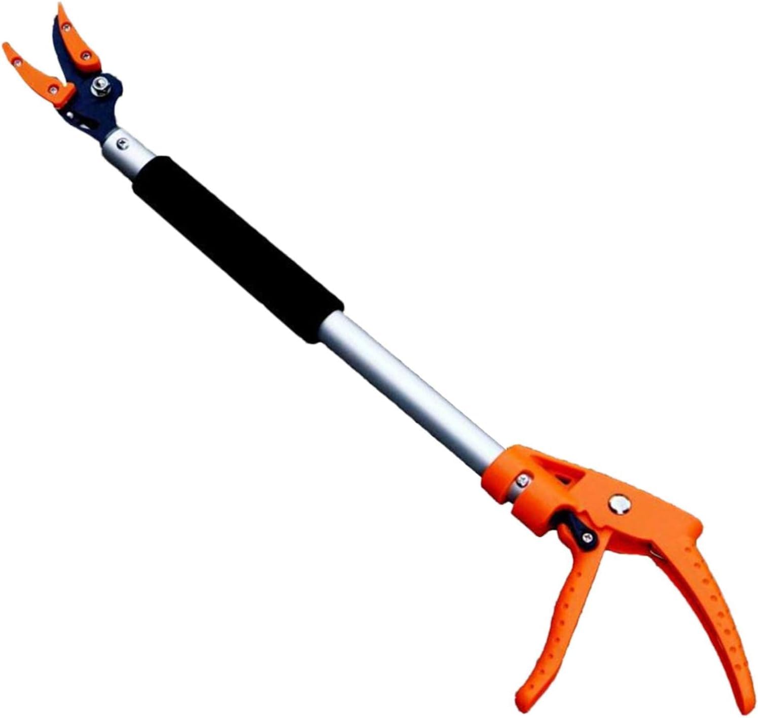 Hold Snapper Pruner Long Handle Reach, Garden Long Reach Tree Pruner,Long Handled Secateurs for Tree Branches,Fruit Pick