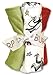 Trend Lab Dr. Seuss Cat in The Hat Burp Cloth Set, Red, Green