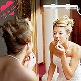 PlusMart Vanity Light Bathroom Mirror Light Portable Makeup Light LED Mirror Light with Touch Control and USB Powered Cosmetic Light Kit