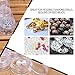 Biubee 3 Pack Clear Plastic Bead Diamond Embroidery Accessories Containers- 36 Pcs Storage Jars DIY Beads Organizer for Jewelry, Make Up Nail Art Tools and Small Parts Storage