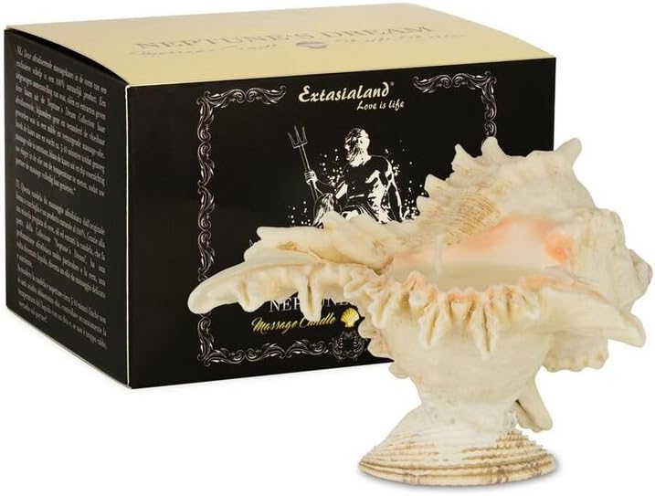 Neptune's Dream Pacific Passion - Massage Candle in an Exclusive Shell with Aphrodisiac scents