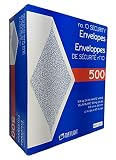 TOP C-BGS-664641 Top #10 Envelopes, 4-1/8 X 9-1/2", Security, White Tinted Paper, 24 Lb, 500 Count - Gftf10Nwt