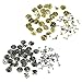 200 Pcs 6 Styles Clutch Pin Backs with Tie Tacks Blank Pins Kit, PVC Rubber Pin Backs, Pins Keepers Backs Locking Clasp, Butterfly Clutch Badge Insignia Clutches Pin Backs Replacement