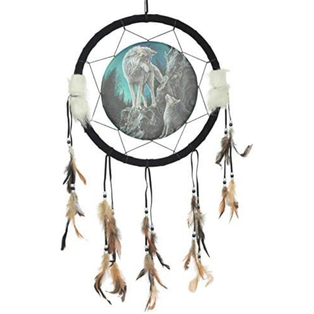 Puckator DCPA02X Lisa Parker Guidance Wolf Design Dreamcatcher 33cm
