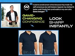 Esteem Apparel Mens Compression Shirt for Chest and