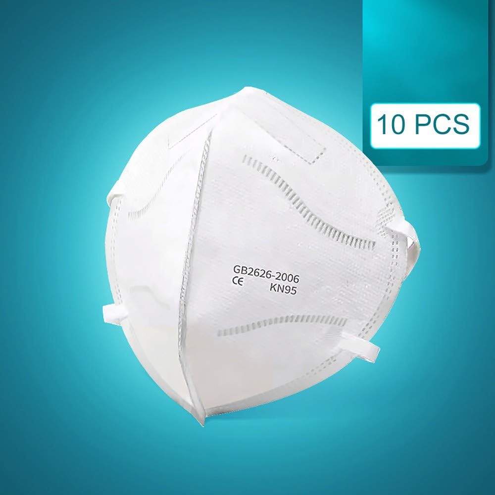 YAUUYA 5/10/30PCS Hygiene Respirator High Filtration for Perfect Tight Full Face Seal, 5 Layers of Protection Effective Against fine Airborne Particles, Dusts, Mists and Pollutants