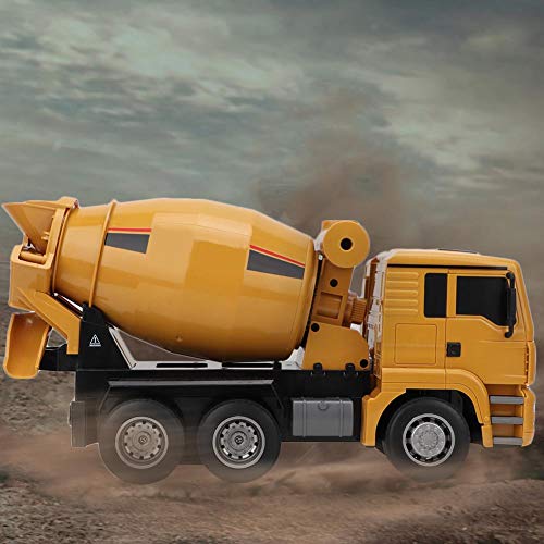 Dilwe RC Mixer Car, 1/18 6 Kanal Cement Truck BAU Spielzeug Licht ferngesteuertes Fahrzeug für Kinder – Bild 3