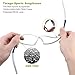 Torege Polarized Sports Sunglasses For Men Women Cycling Running Fishing Driving Baseball Golf TR90 Unbreakable Frame TR010 (White&blue)