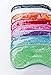 Cooling Eye Mask Reusable Gel Eye Mask for Puffy Eyes,Ice Eye Mask Cold Eye Mask Frozen with Plush Backing for Headache,Migrain,Stress Relief-Color Black