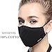 ZWZCYZ N95 Mask Dust Mask Anti Pollution Mask PM2.5 4 Layer Activated Carbon Filter Insert Can Be Washed Reusable Pollen Masks Cotton Mouth Mask for Men Women (Medium(Women's), Black)