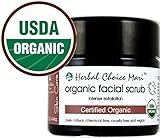 Herbal Choice Mari Organic Facial Scrub - Intense Exfoliation 125g/4.4oz Jar