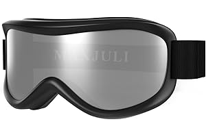 MAXJULI Kids Ski Goggles - Helmet Compatible Snow Goggles for Baby &Toddler with 100% UV Protection Age 0-4 4301