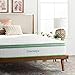 LINENSPA 10 Inch Latex Hybrid Mattress - Supportive - Responsive Feel - Medium Firm - Temperature Neutral - Full