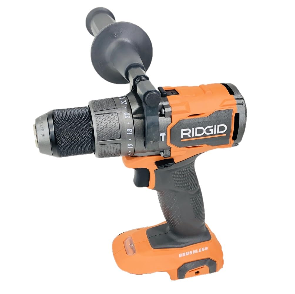 RIDGID 18V Brushless Cordless 1/2 in. Hammer Drill/Driver R86115 (Tool Only) Bulk Packaged