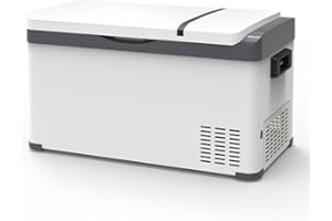 SubSun 12 Volt Refrigerator, 32QT(30Liter) Portable Freezer Fridge, Electric Compressor Coolers for Vehicles AC/DC, Car refrige for Camping, Travel, RV, Truck, Outdoor or Home use