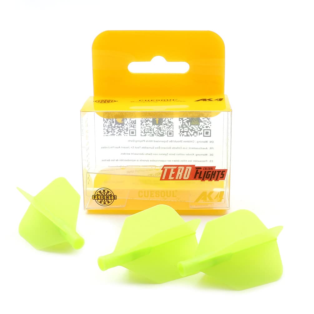 CUESOUL TERO AK4 Dart Flights Big Wing shape,Set of 3 pcs(CS-AK4+6DYS) — image 1
