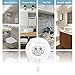 ilikable Suction Cup Hooks Heavy Duty Shower Suction Hooks for Towel Razor Loofah, Waterproof Suction Hooks for Bathroom Kitchen Wall Window Hooks 2 Pack, Clear