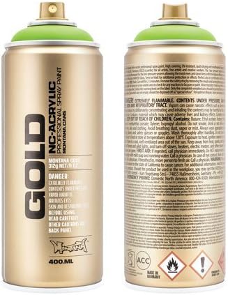 Montana GOLD Acrylic Professional Spray Paint 400 ml - Fern Green by Montana Gold