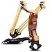 MoreFarther Hunting Slingshot Set, Wrist Sling Rocket Y Shot Slingshot with Ammos(200 Qty)