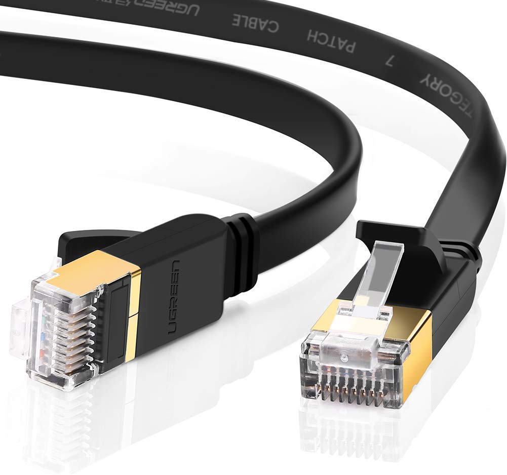 UGREEN Ethernet Cable 15M, Cat 7 Flat High-Speed Gigabit Network Cable