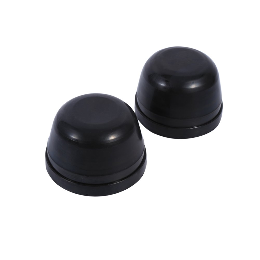 Headlight Dust Cover, 80mm Diameter 1 Pair Rubber Housing Seal Cap Dust Cover Headlight Dust Cover Black Cap Dust Cover Seal Cap for Led Headlight Diy Retrofit Work