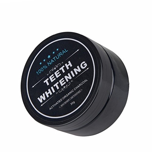 P & J Health Teeth Whitening Coconut Activated Charcoal Powder Natural Mint Flavor (Natural)