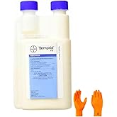 Temp FX 400 with USA-Supply Chemical Resistant Protective Gloves & Pest ID Card to be Used with Suspension Concentrate Insecticide, for Indoor and Outdoor use, with Convenient Monodose Bottle (400ml)