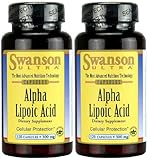 Swanson Ultra Alpha Lipoic Acid 300mg -- 2 Bottles each of 120 Capsules