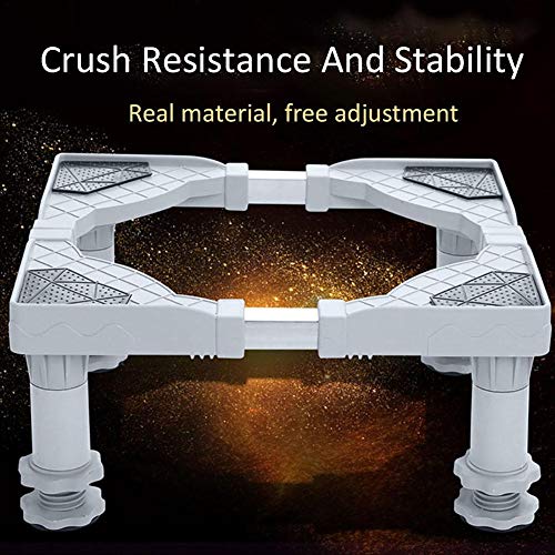 Per Newly Stainless Steel Refrigerator Adjustable Feet Refrigerator Floor Frame Support Bracket Shelf Holder Stand for Dryers