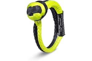 Gator-Jaw™ 176745PRO Synthetic Soft Shackle (52,300LB Breaking Strength) Blue & Yellow
