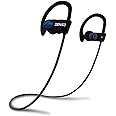 Senso Bluetooth Headphones, Best Wireless Sports Earphones w/Mic IPX7 Waterproof HD Stereo Sweatproof Earbuds for Gym Running