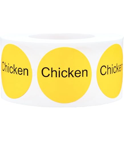 5 X 500x/rollo De Pegatinas Comerciales De 1 Pulgada Para | Cuotas Sin